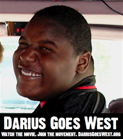 Picture of Darius. The teen from the movie Darius Goes West. 