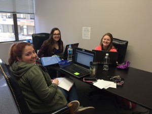 Towson Interns working hard to plan for Connect 